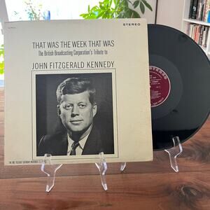 David Frost That Was The Week That Was BBC Tribute To JFK LP 1963 Decca DL 79116